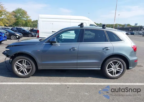 2013 Audi Q5 3.0T Premium Plus from USA, damaged, VIN WA1DGAFP1DA033557